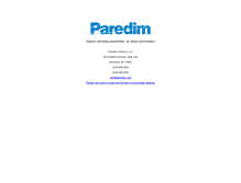 Tablet Screenshot of paredim.com